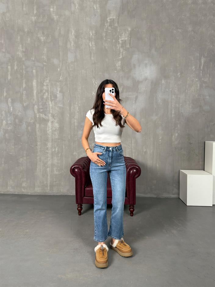 Shake Açık Mavi CS Muadil Flare Jean