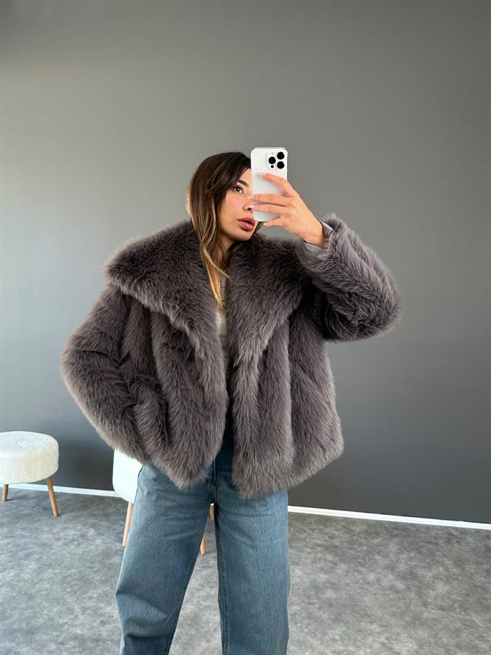 ZR Muadil Gri  Viral Kürk