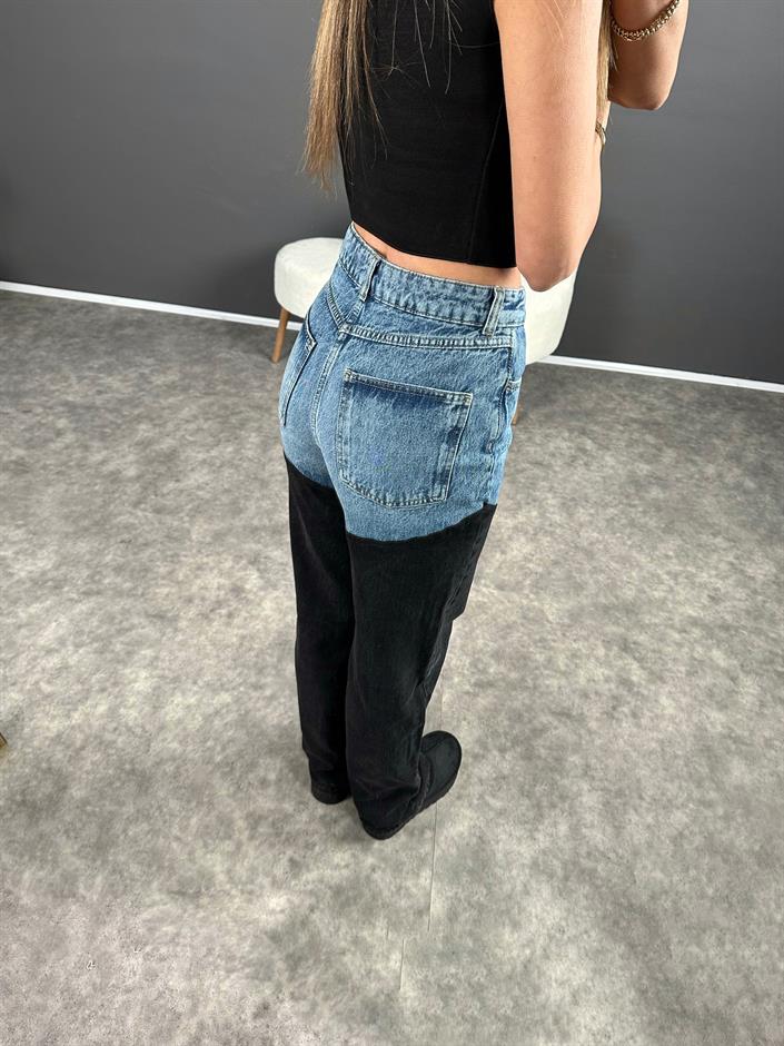 ZR Blok Renkli Tasarım Jean 