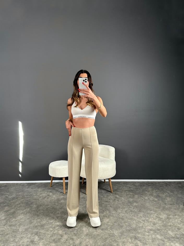 Taş Çımalı Modal Pantolon