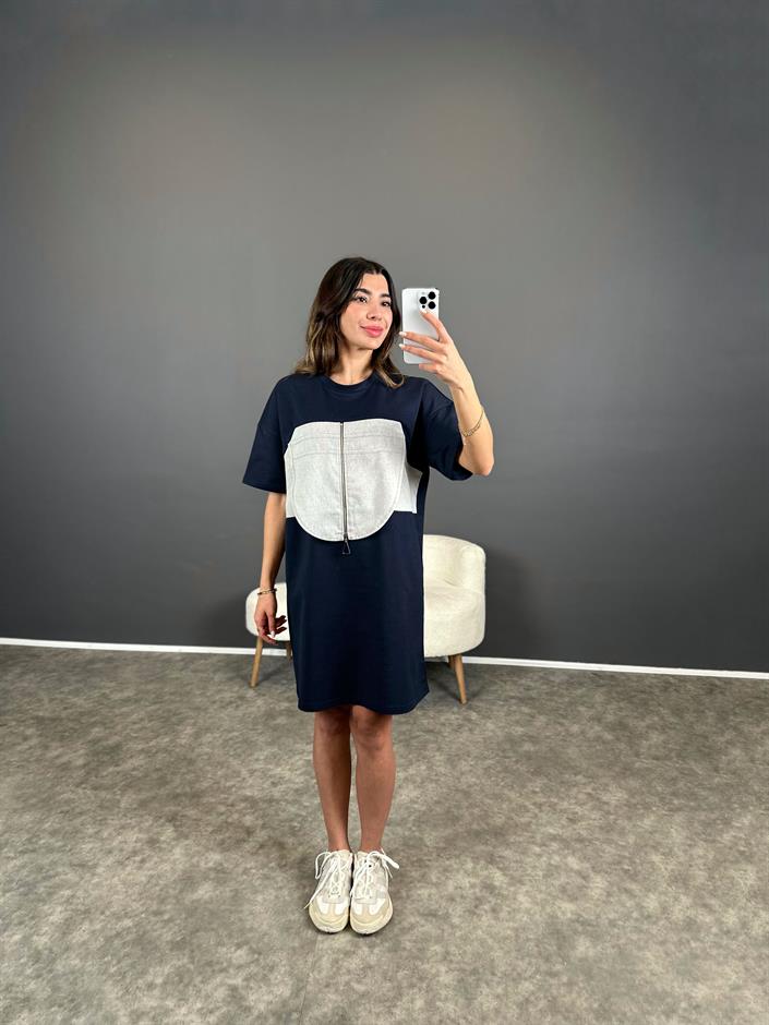 Tws Model Fermuarlı Tasarım Elbise 