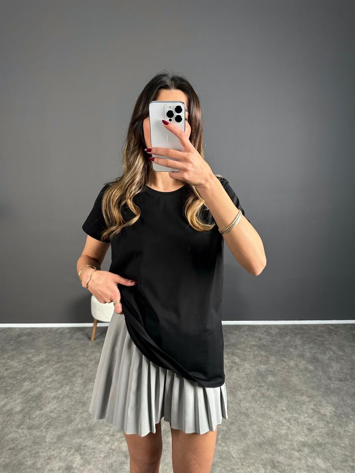 Siyah Basic Tshirt 