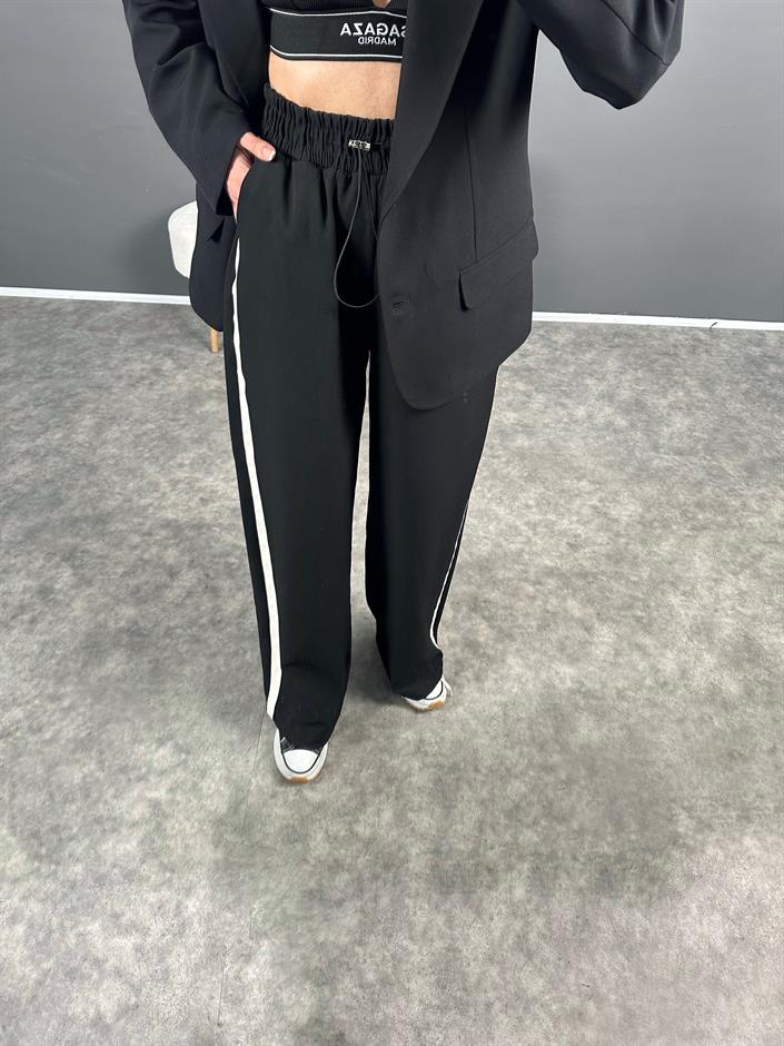 RY Premium Şeritli Blazer Ceket Pantolon Takım 