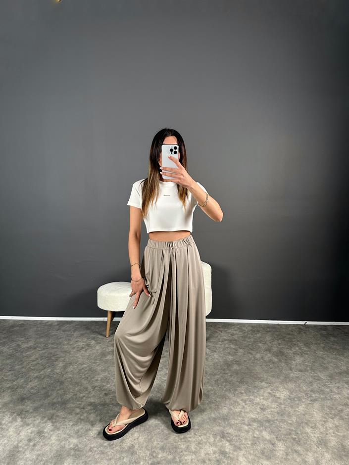 Leny Vizon Modal Şalvar Pantolon