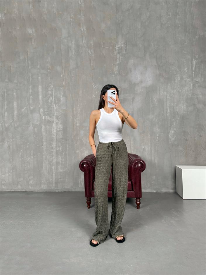 Haki Bürümcük Pantolon Gaus00067