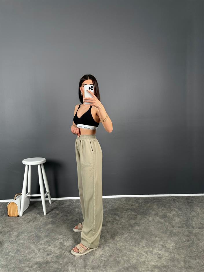 Jovia Haki Premium Gabardin Pantolon