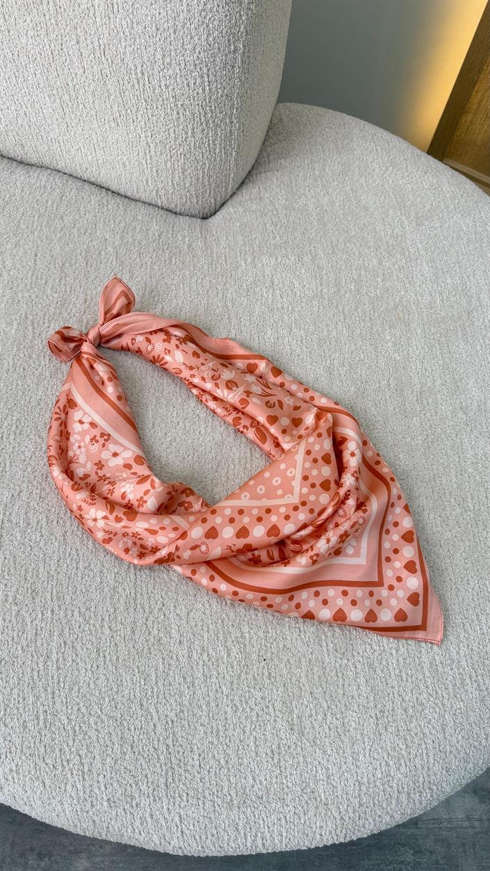 Pembe Çok Desenli Fular GAUS-00336