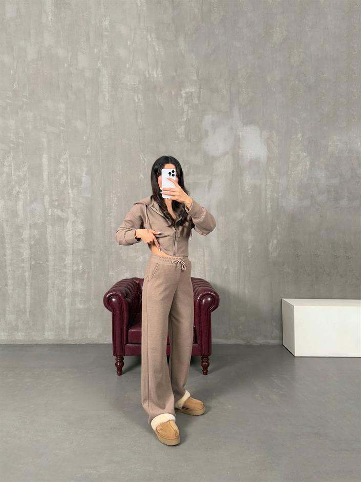 Juno Vizon ZR Model Selanik Kumaş Kapüşonlu Takım