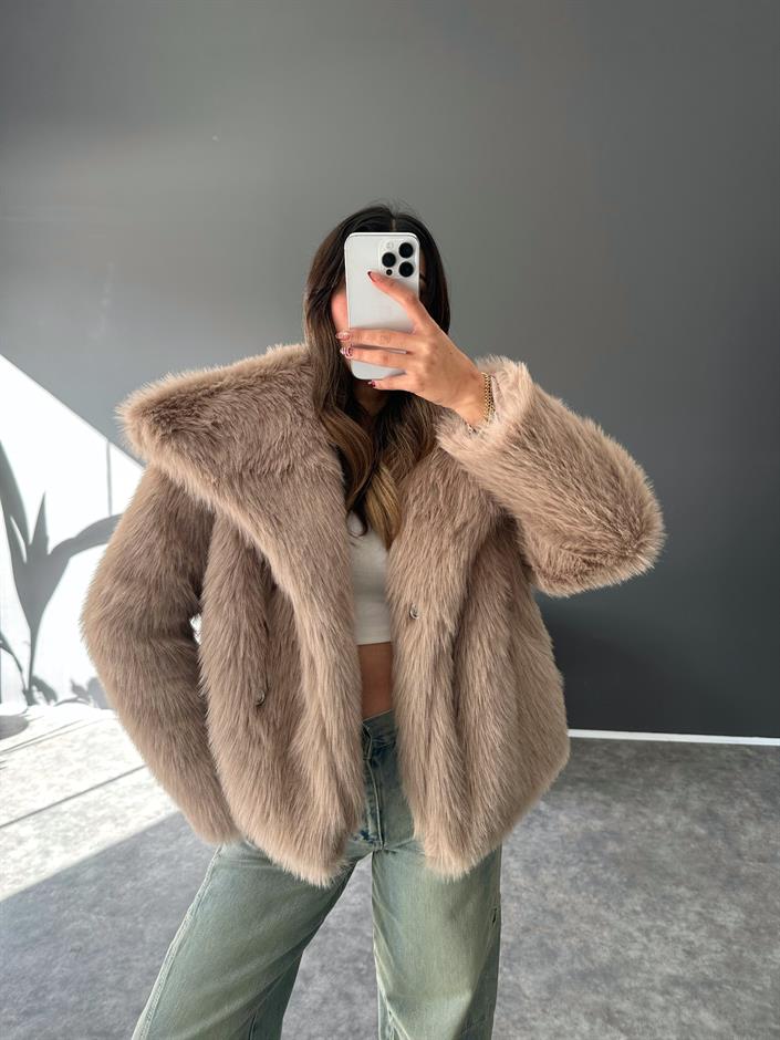 ZR Muadil Açık Vizon Viral Kürk