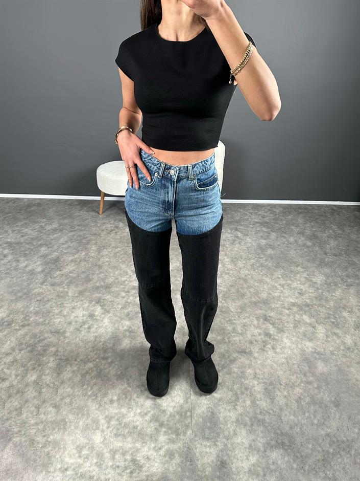 ZR Blok Renkli Tasarım Jean 