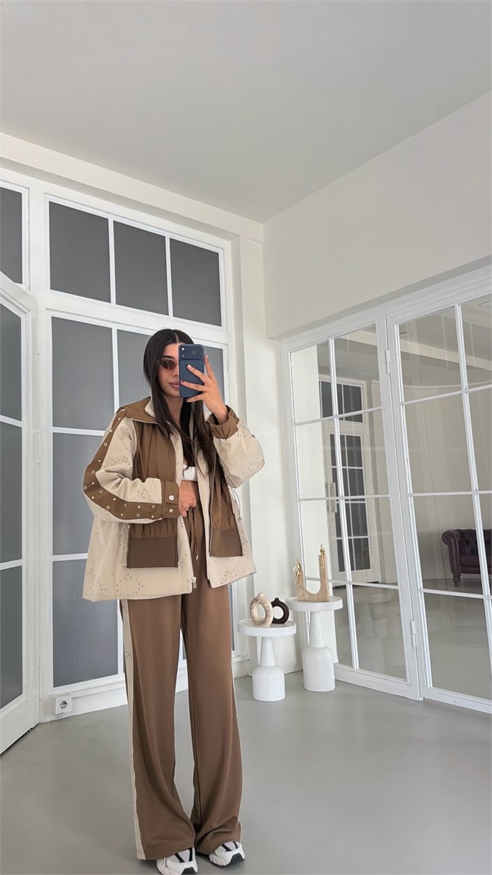 Kahve TWS Model Brode Detaylı Tasarım Takım GAUS-01970
