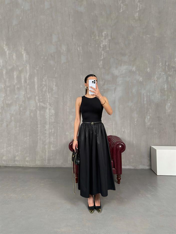 Nox Siyah Sıfır Kol Pinterest Elbise