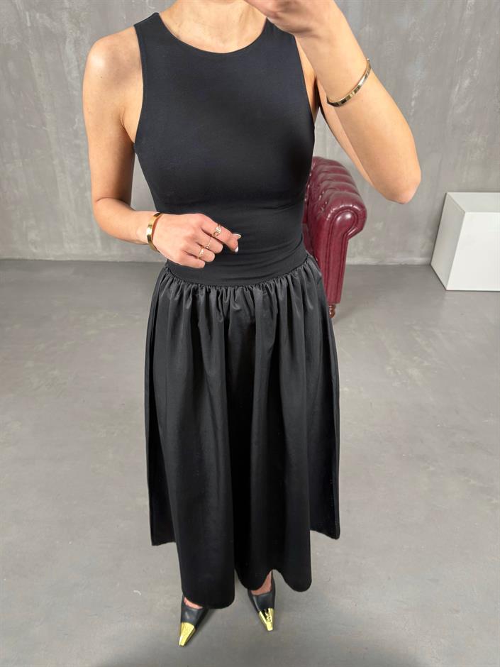 Nox Siyah Sıfır Kol Pinterest Elbise
