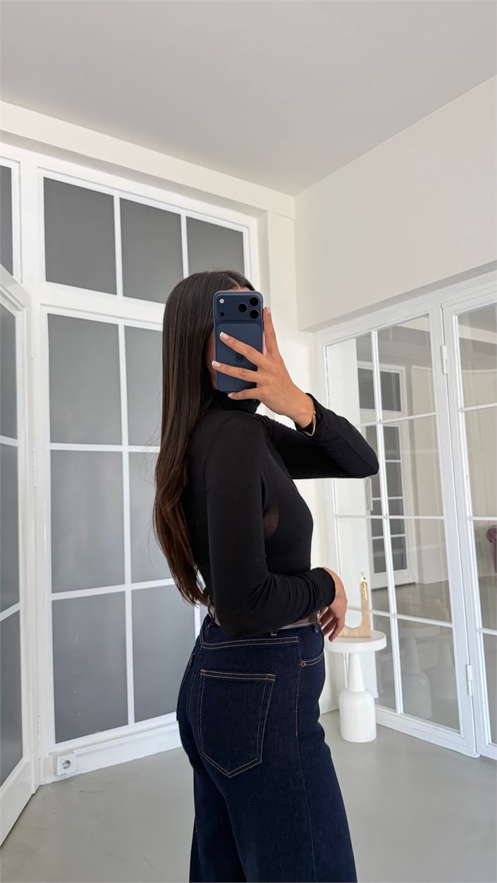 Lacivert ZR Model Kemerli Jean GAUS-02071
