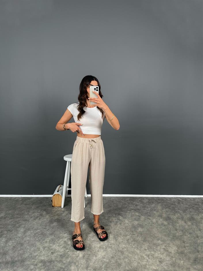 Solvit Taş Havuç Model Rahat Pantolon