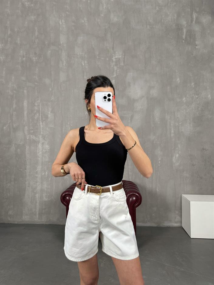 Siyah Askılı Crop Gaus00220