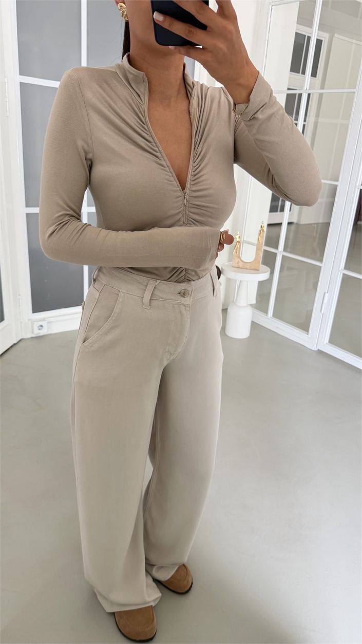 Taş Yıkamalı Tencel Denim Pantolon GAUS-01786
