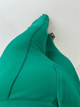 Aymila Yeşil Çımalı İspanyol Pantolon