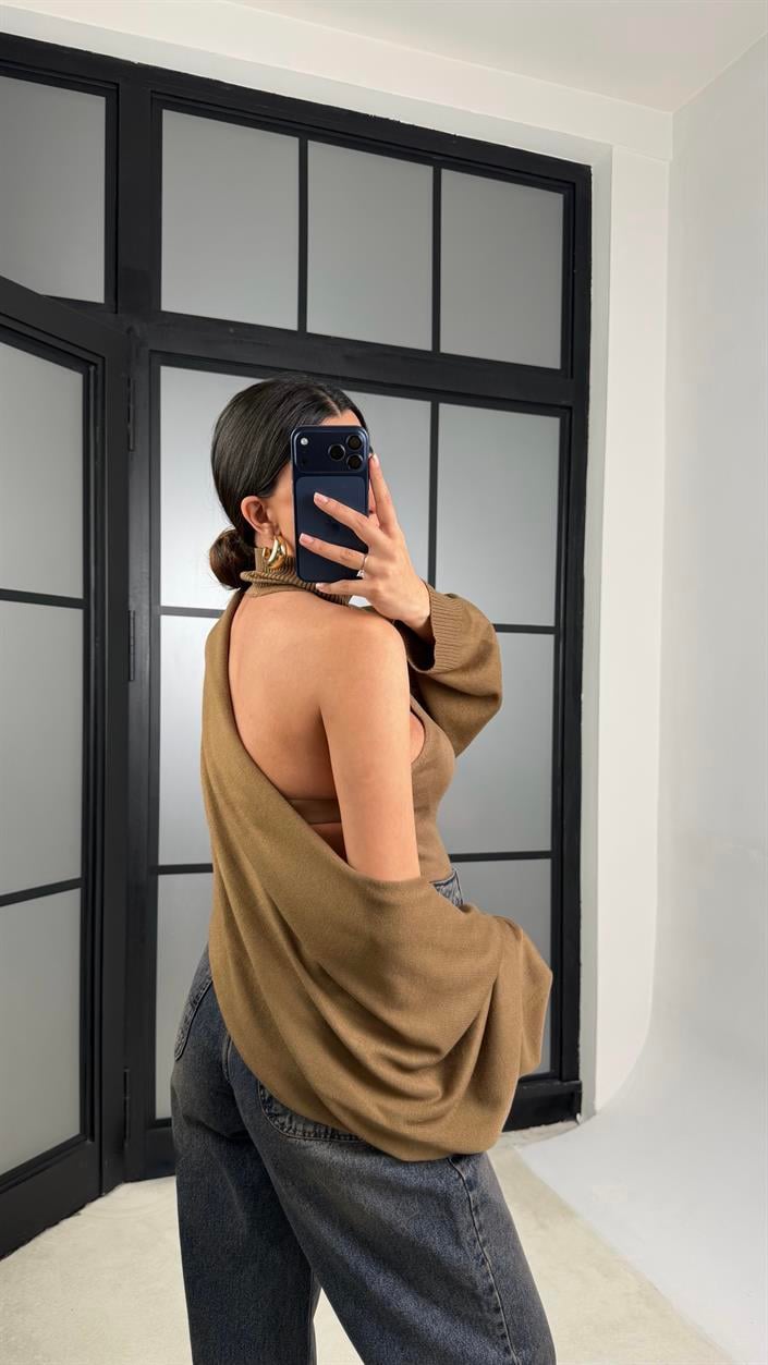 Camel Bolero Detaylı İkili Triko Takım GAUS-01170