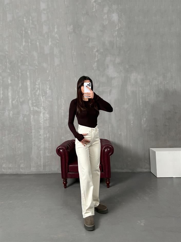 Revin Taş ZR Model Wide Leg Jean