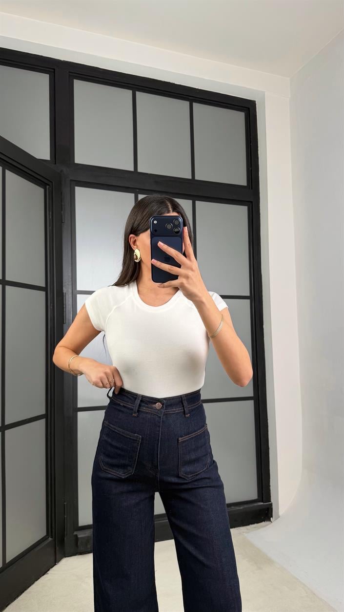 Ekru MD Muadil Basic Bluz GAUS-01351