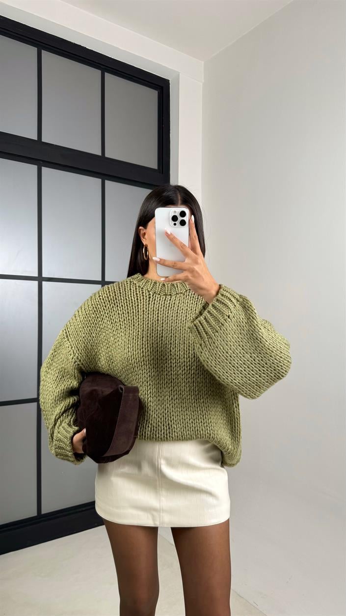 Yeşil Örgü Kazak GAUS-00129