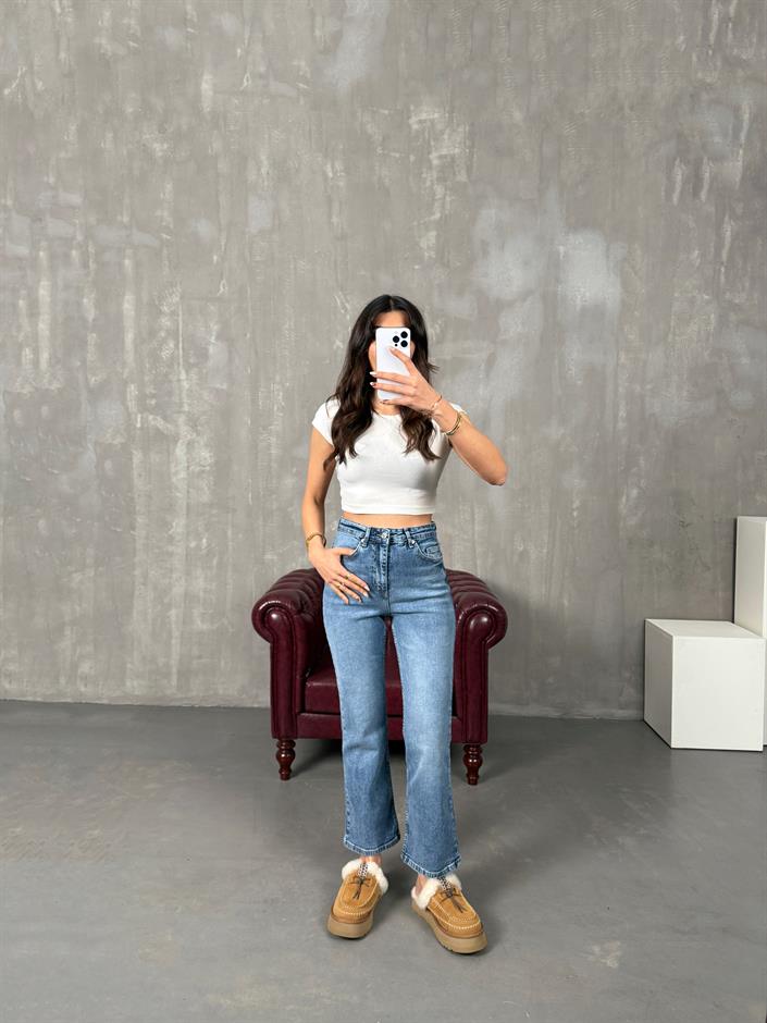 Shake Açık Mavi CS Muadil Flare Jean