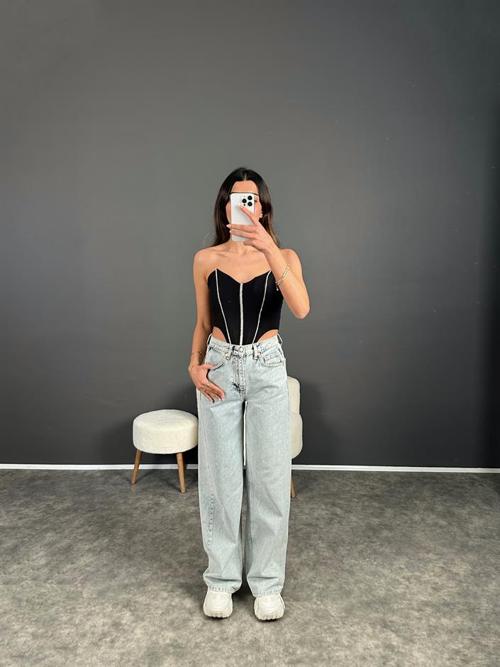 Lotta  Light Blue Wide Leg Jean