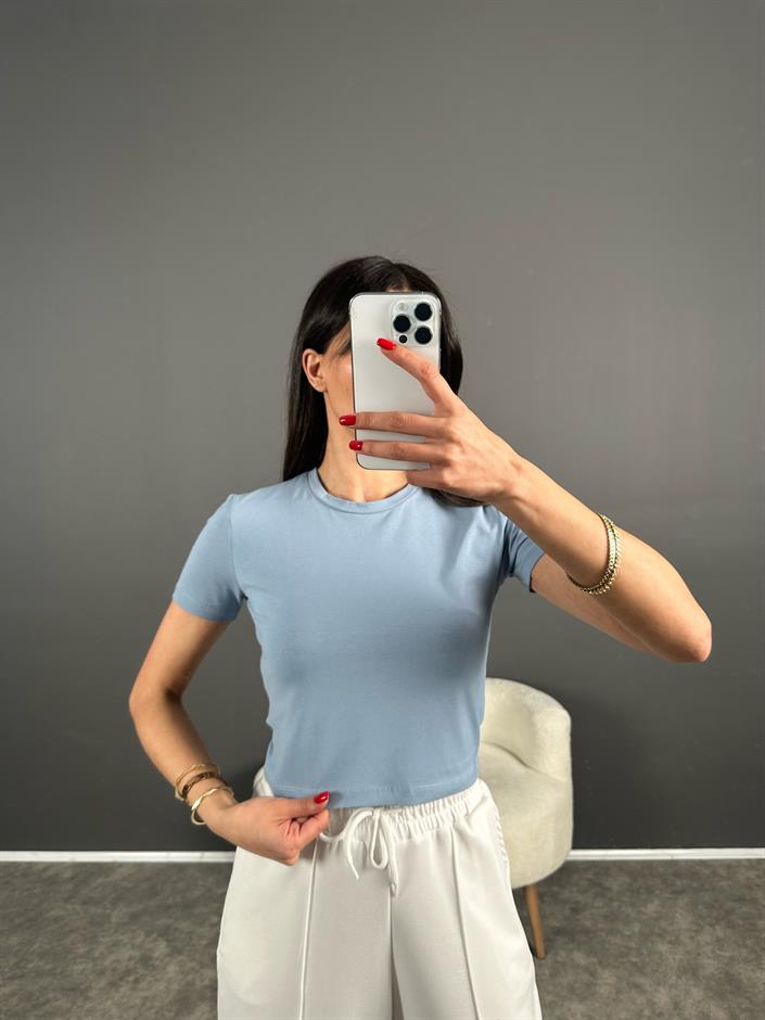 AS Mavi Crop T-shirt