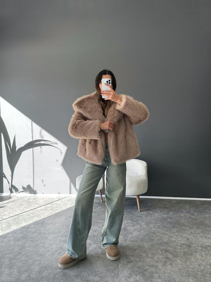 ZR Muadil Açık Vizon Viral Kürk