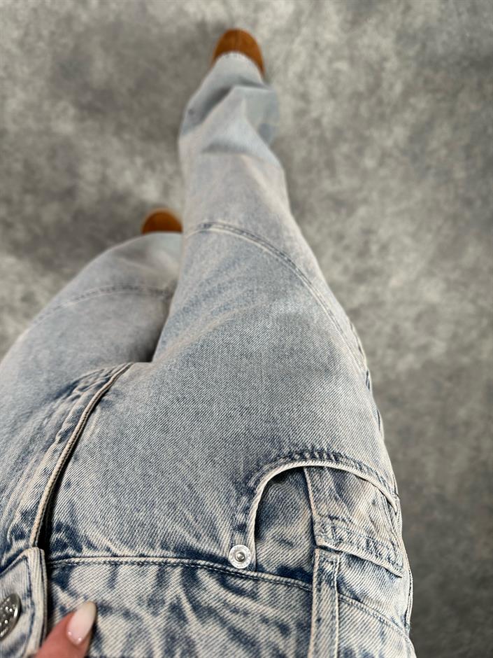 Calandia Eskitme Bol Paça Jean 