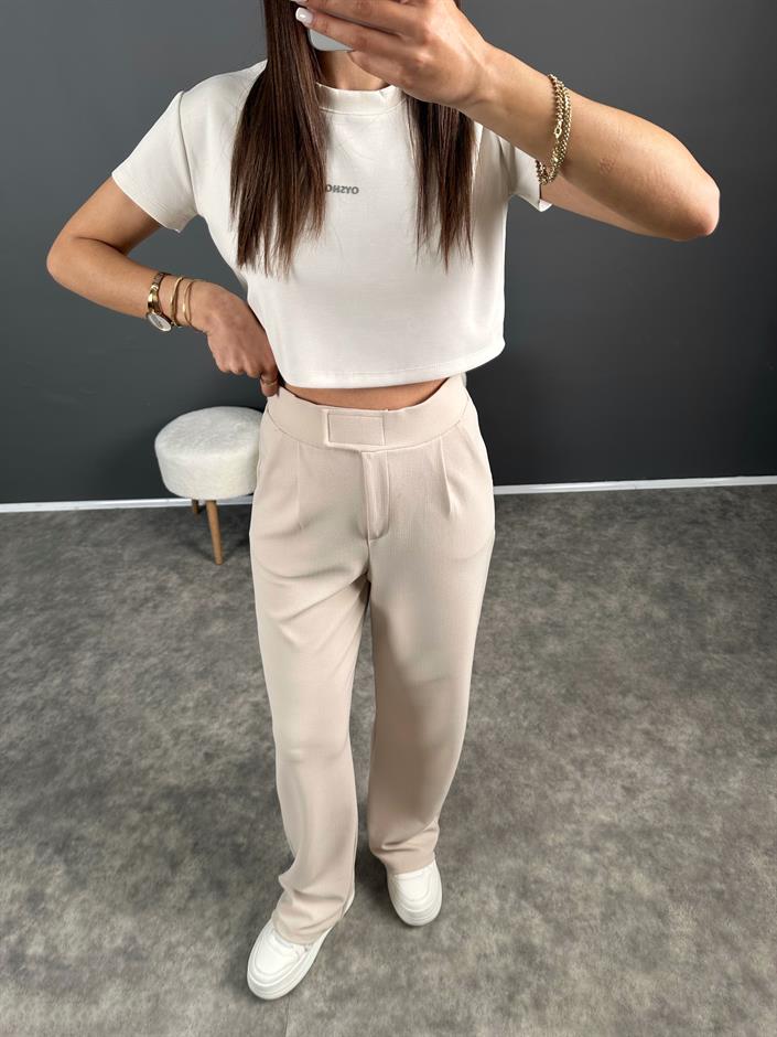 Riona Taş Cırt Bantlı Pantolon