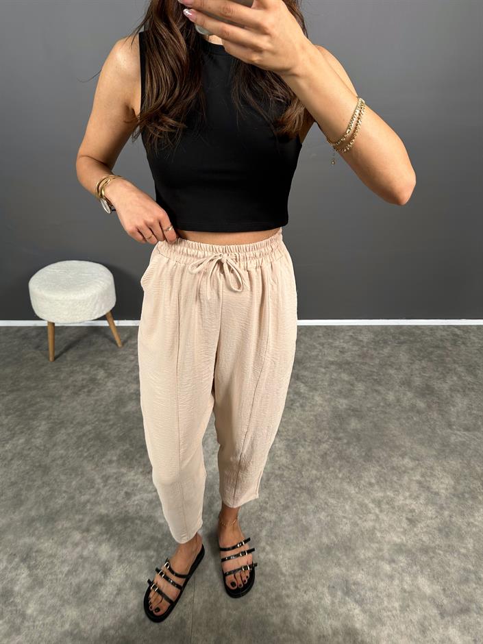 Arion Taş Ayrobin Keten Pantolon