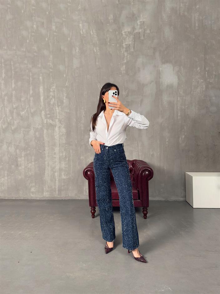 Moris Koyu Mavi ZR Model Straight Jean