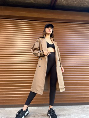 Balon Kol Cappucino Trençkot