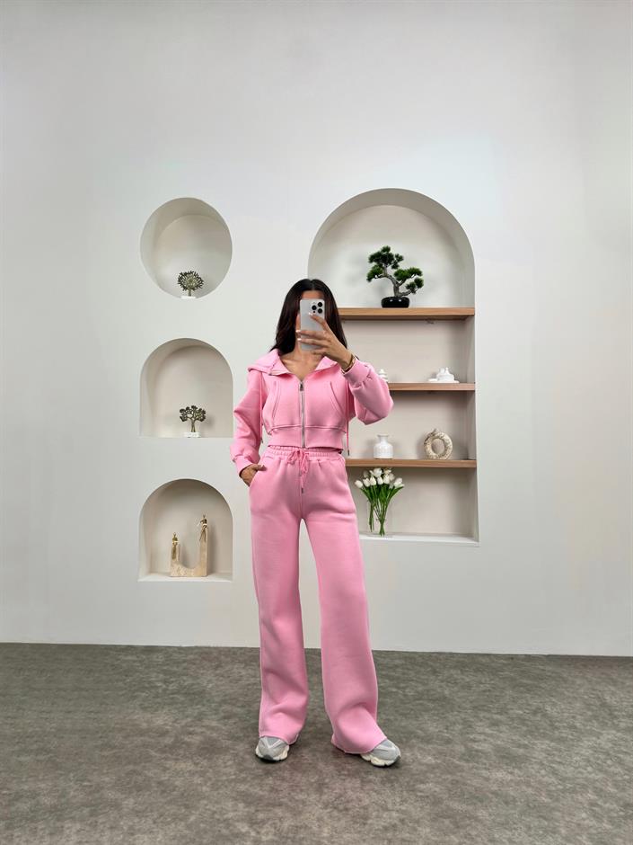 Nasa Pembe Üç İplik Şardonlu Takım