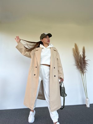 Bej Oversize Premium Kaban 