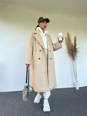 Bej Oversize Premium Kaban 