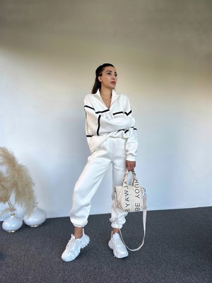Beyaz Oversize Sweatshirt 