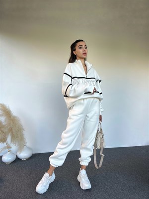 Beyaz Oversize Sweatshirt 
