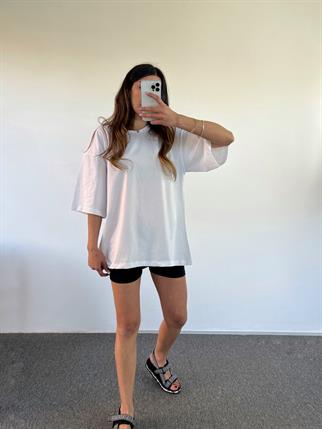 Beyaz Oversize Tshirt 