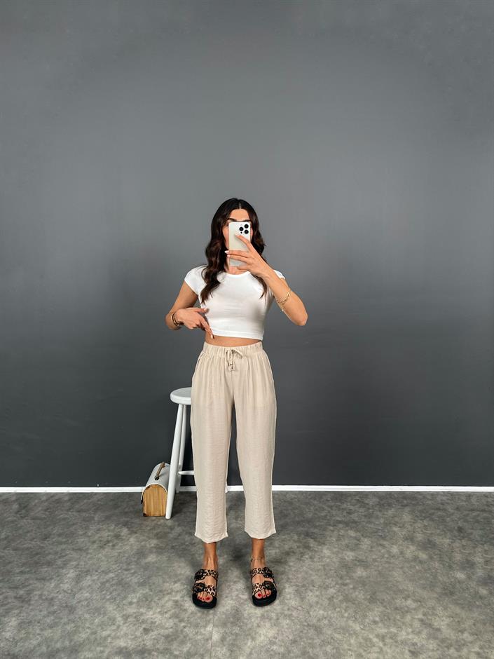 Solvit Taş Havuç Model Rahat Pantolon