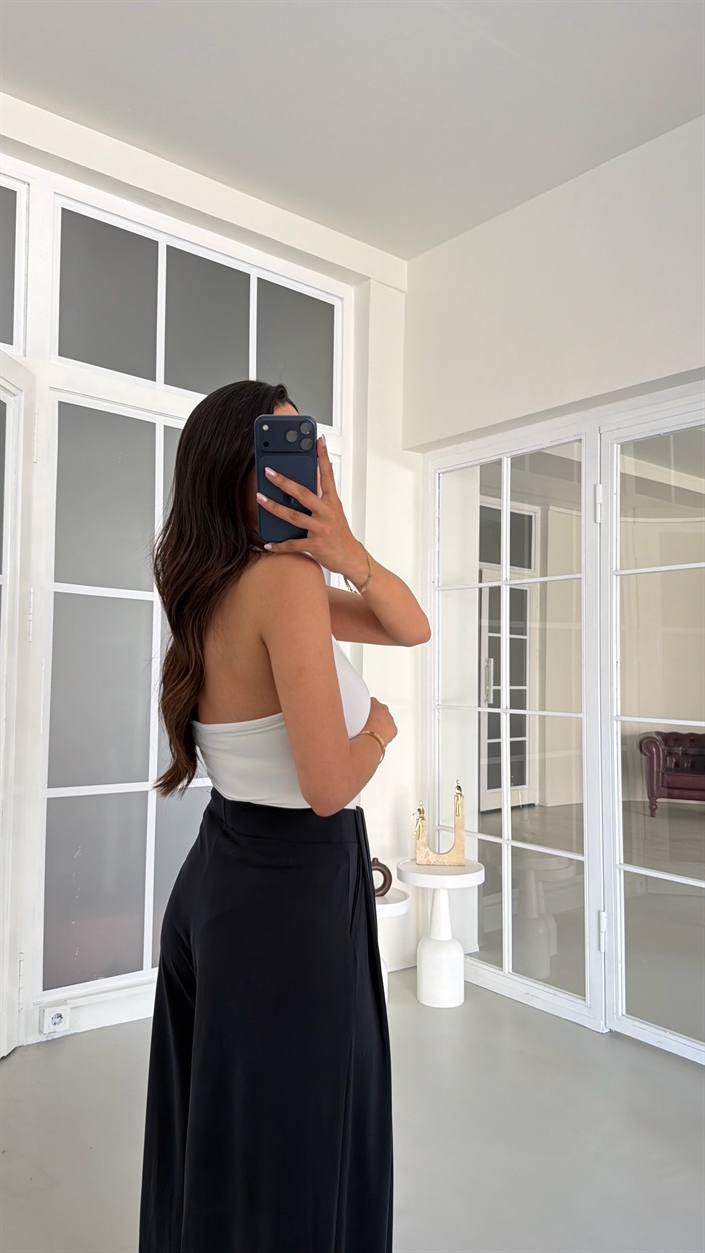 Füme OYS Model Beli Lastikli Pantolon Modal Pantolon GAUS-01808
