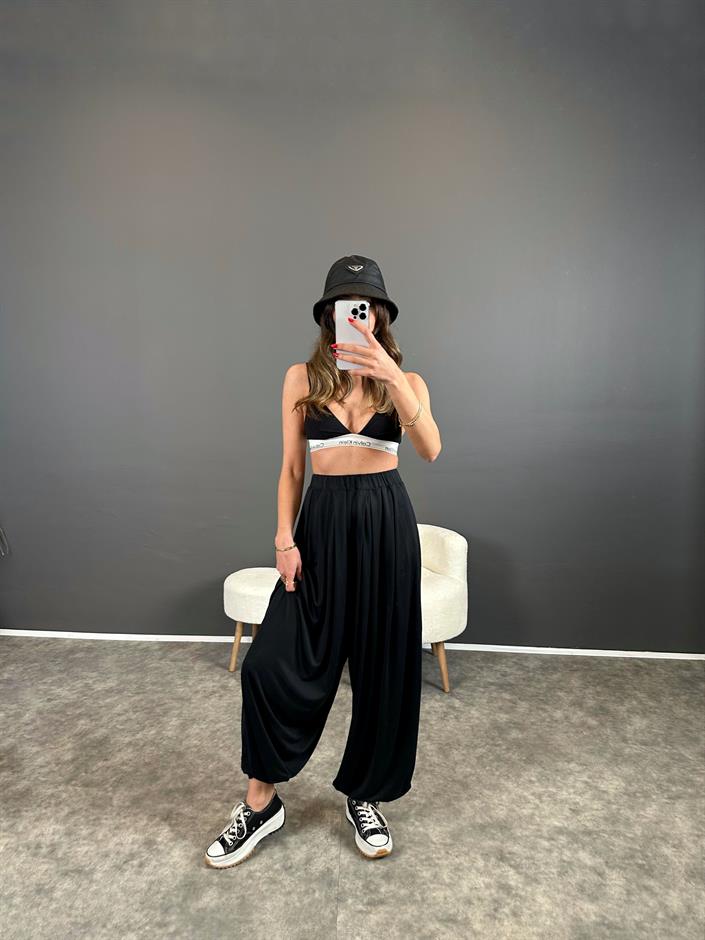 Leny lacivert Modal Şalvar Pantolon 