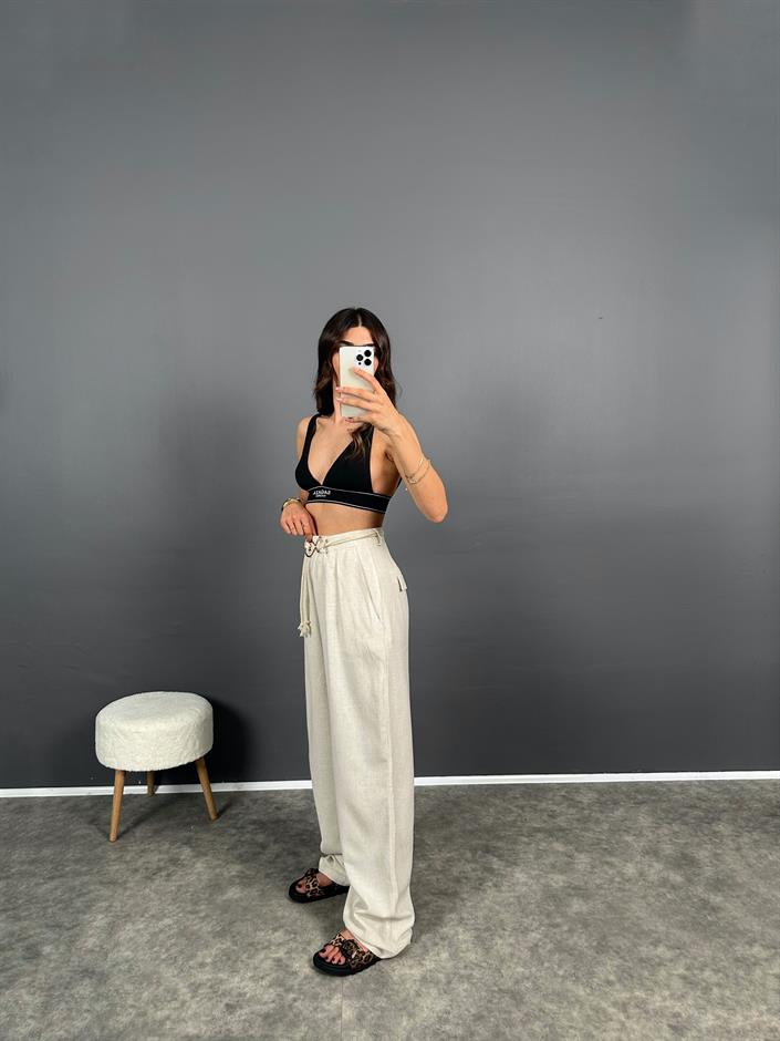 RYN Premium Keten Kemerli Pantolon 