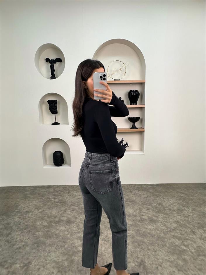 Boon ZR Model Füme Kesik Paça Jean