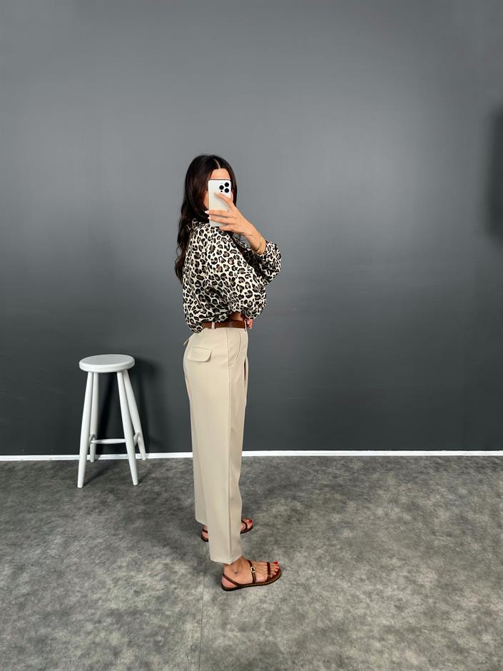 Fido Taş Kemerli Premium Pantolon