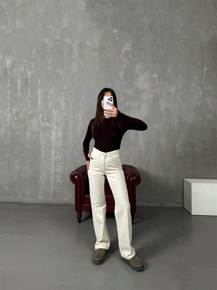 Revin Taş ZR Model Wide Leg Jean