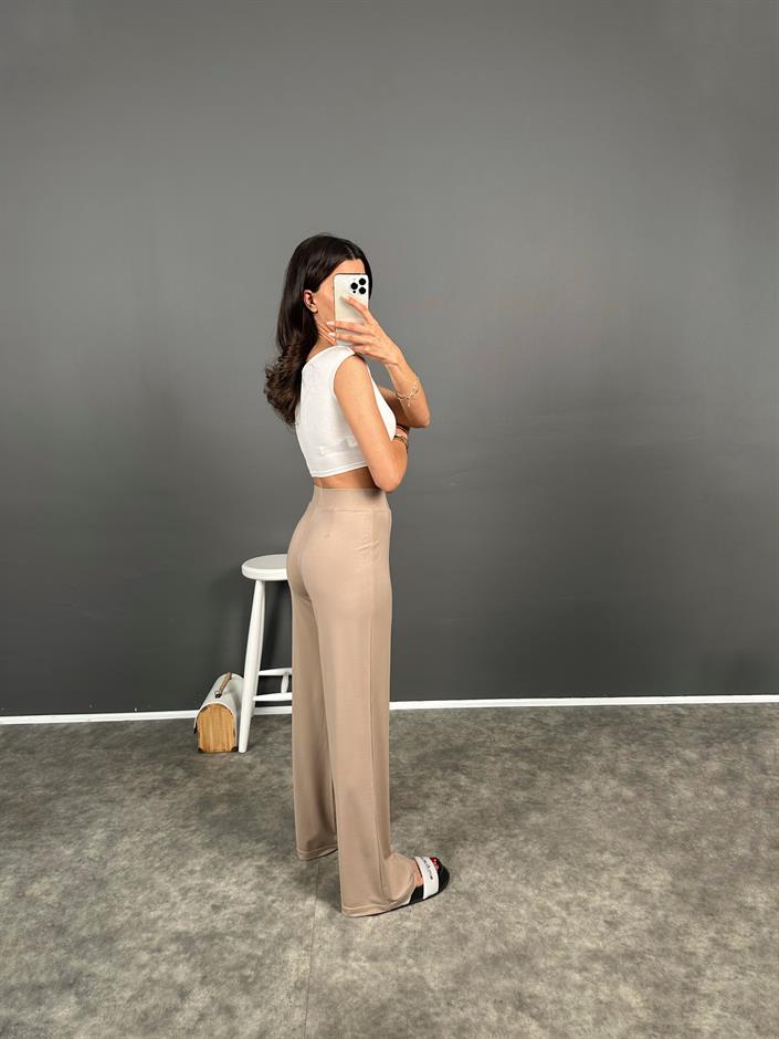 Bancy Taş Çımalı Rahat Modal Pantolon