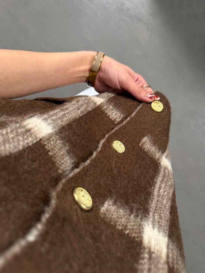 Eliya Kahve Cep Detaylı MD Yelek